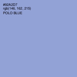 #92A2D7 - Polo Blue Color Image